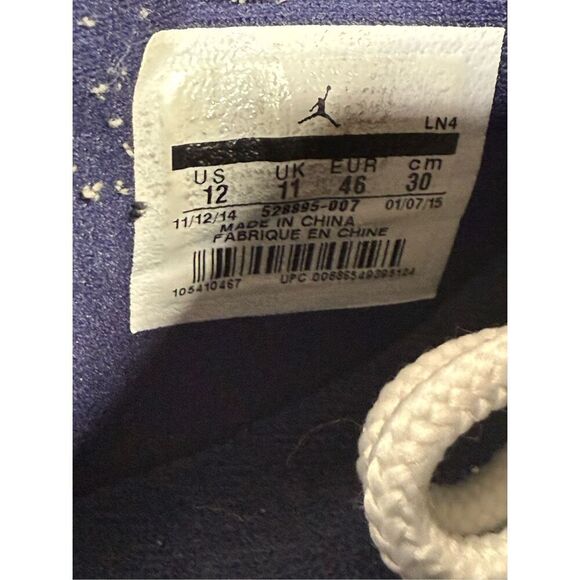 Jordan 11 Low Georgetown Size 12 CLEAN  Excellent‎ Condition 9/10 - Picture 7 of 8